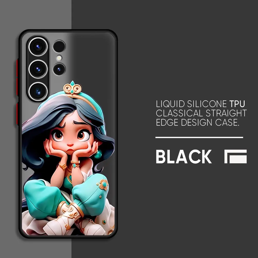 Disney Princess Jasmine Phone Case for Samsung Galaxy S10 Lite S24 S23 Ultra S21 Plus S9 S20 FE S22 5G S10 S21FE5G Soft Cover