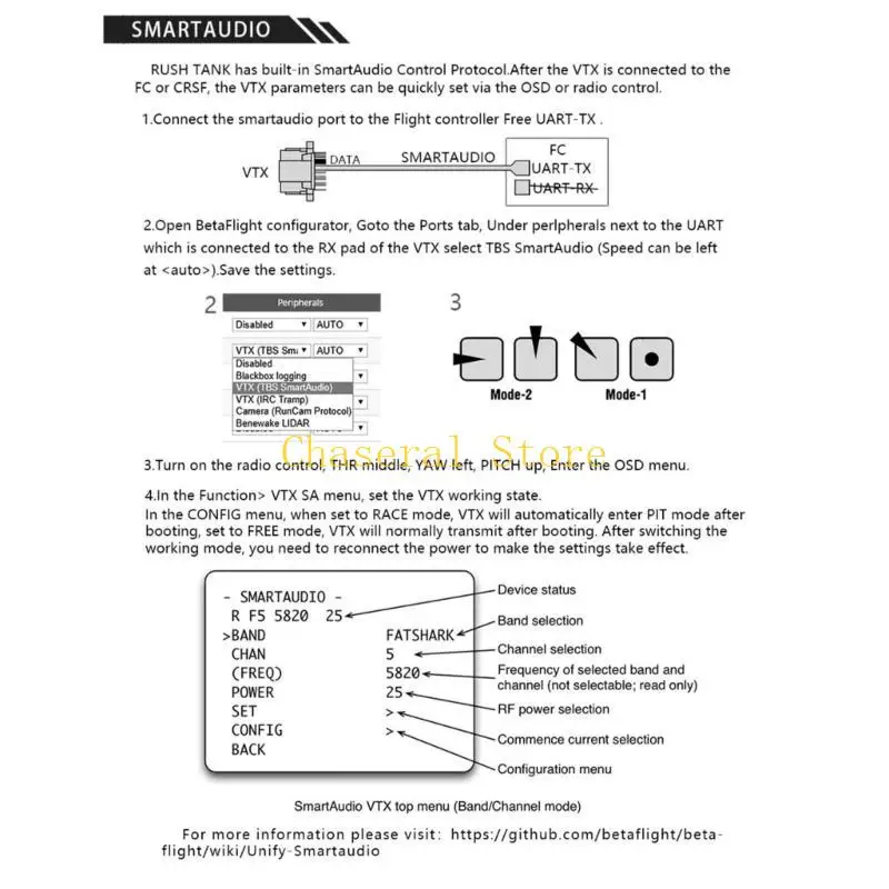 Transmisión video E7CE 2.5W para aeronaves control remoto FPV potencia Versátil Video Transmisión 48CH