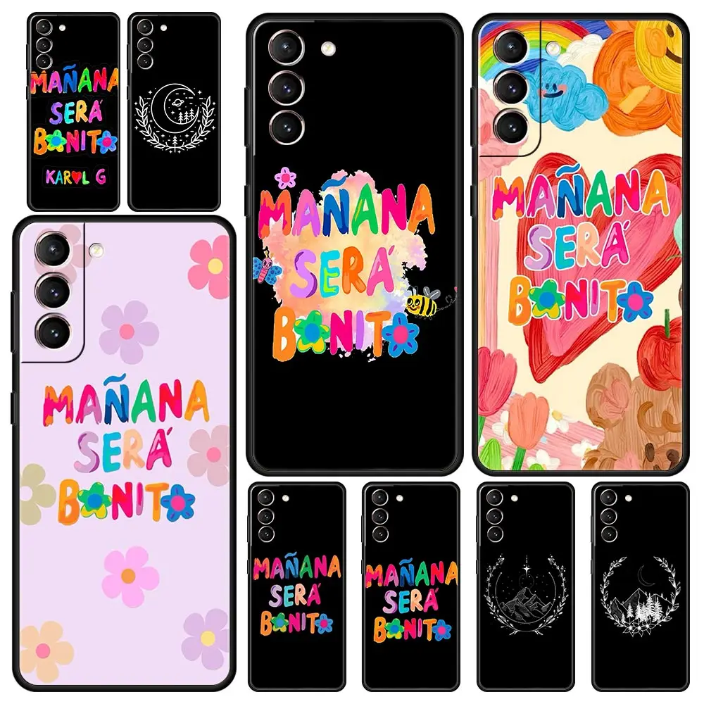 Phone Case For Samsung Galaxy S24 S23 S22 Ultra S20 S21 FE 5G S10 S9 Plus S10E S8 S7 Edge Silicone Cover Letter Print Kangaroo