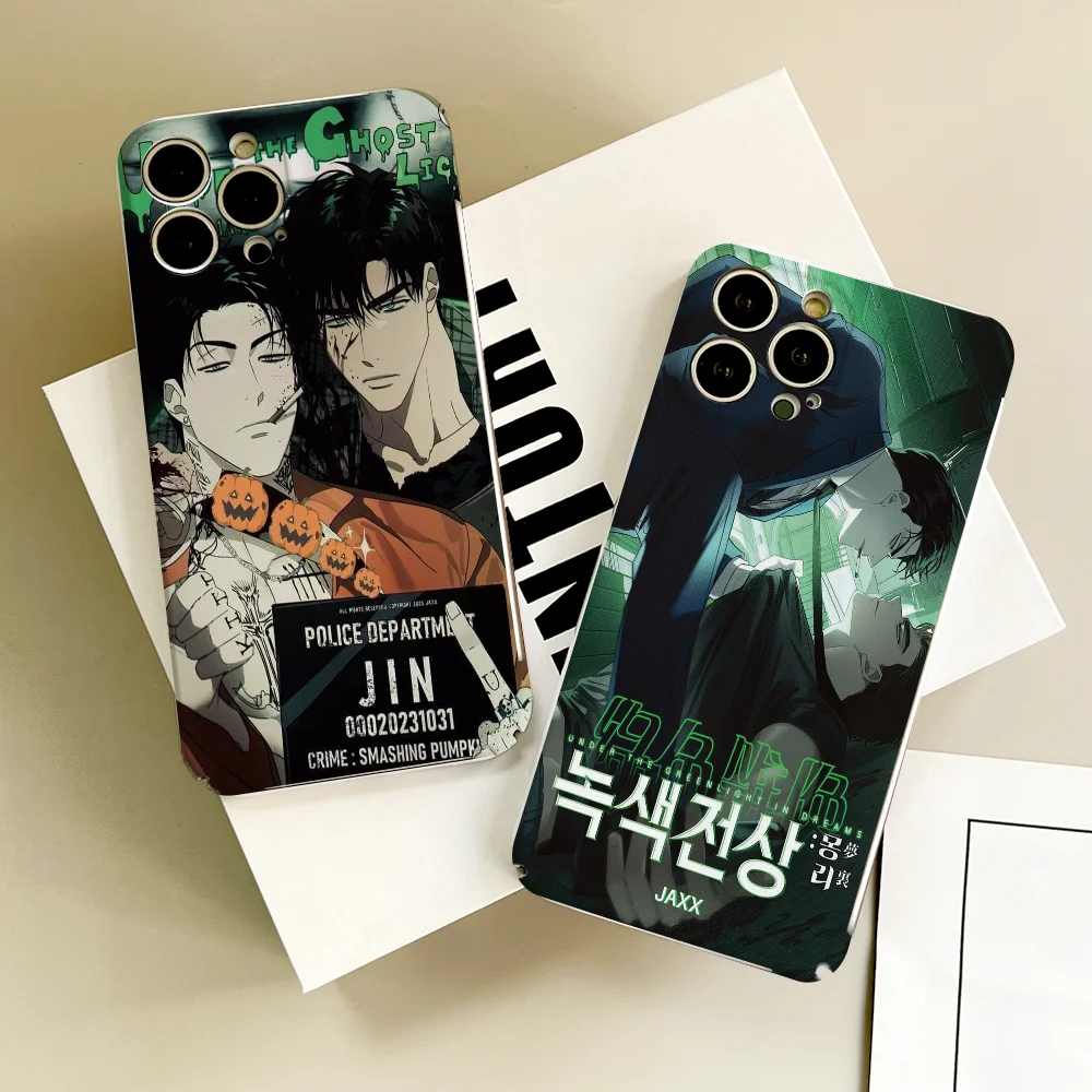 

ANIME U-Under the Greenlight phone case FUNDA For IPhone 16 15 14 13 12 11 Plus Pro Max Mini Precise Hole Matching Film Covers