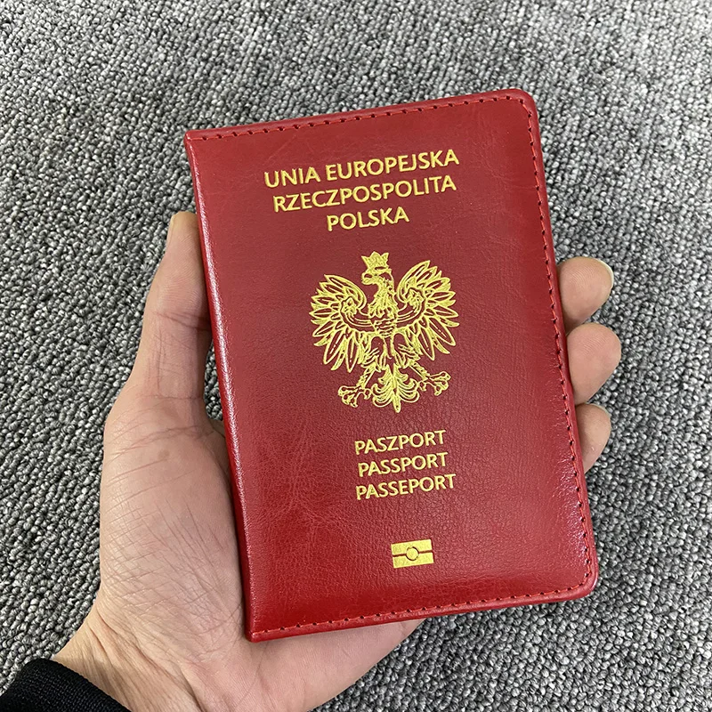 Poland Passeport Holder Unia Europejska Rzeczpospolita Polska Passport Cover Travel Wallet Paszport Case