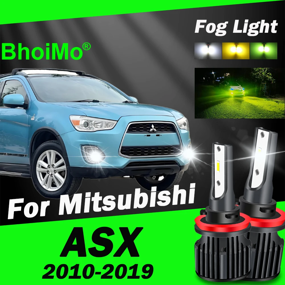 

BhoiMo For Mitsubishi ASX 2010 - 2019 Led Lamp Front Fog Light Bulb 2011 2012 2013 2014 2015 2016 2017 2018