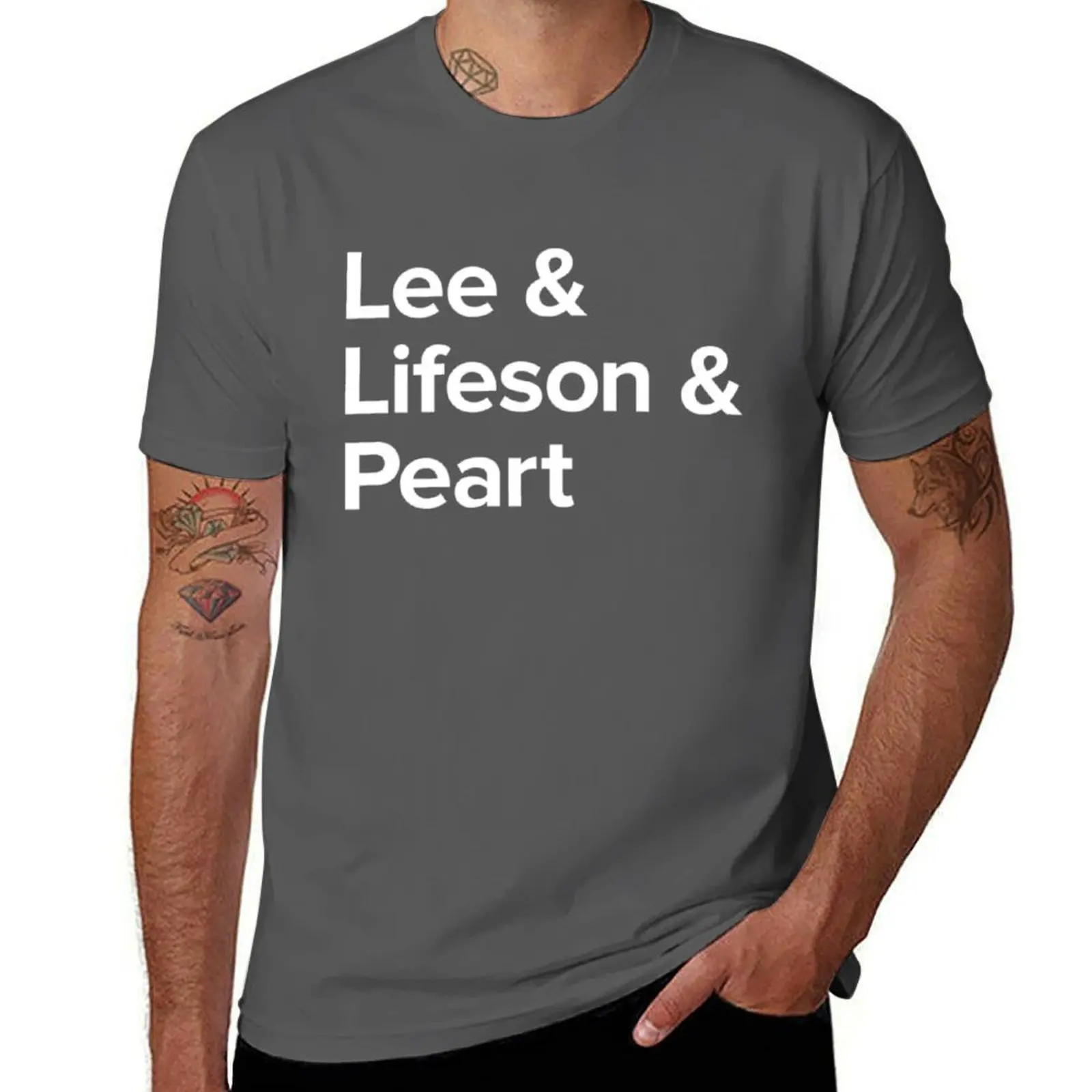 

Lee _ Lifeson _ Peart T-Shirt t shirt for man 100 percent cotton anime tshirt printed t shirts for man T-Shirt