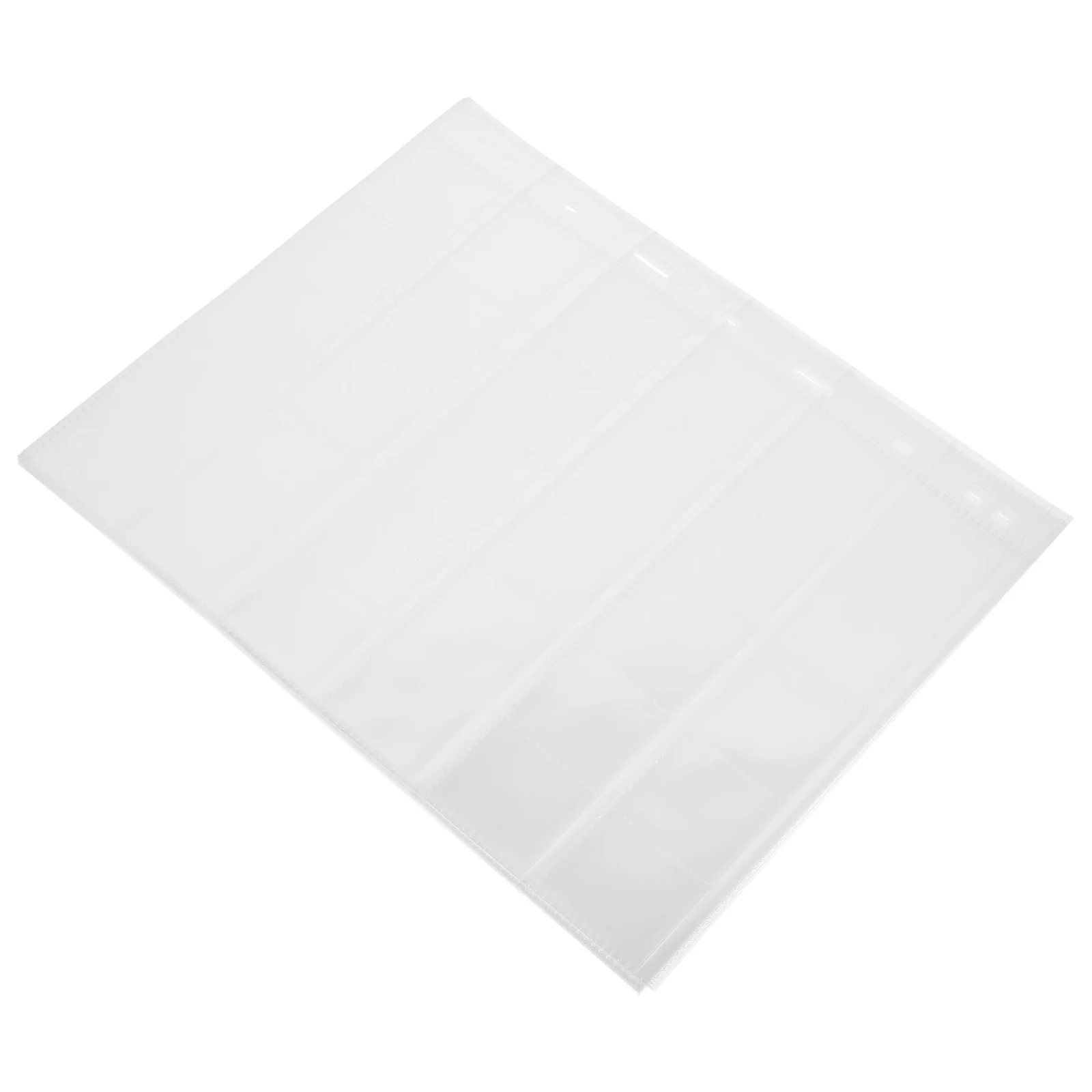 

Transparent Storage Binder Pages Reusable Collecting Album Smooth Holder For Coin Collectors Loose-Leaf Stamp Pages