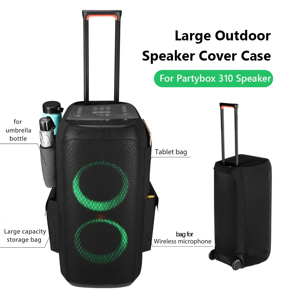 Mesh Speaker Bags Large Capacity Speaker Protective Case Multifunctional Speaker Protection Bags Breathable for JBL Partybox 310