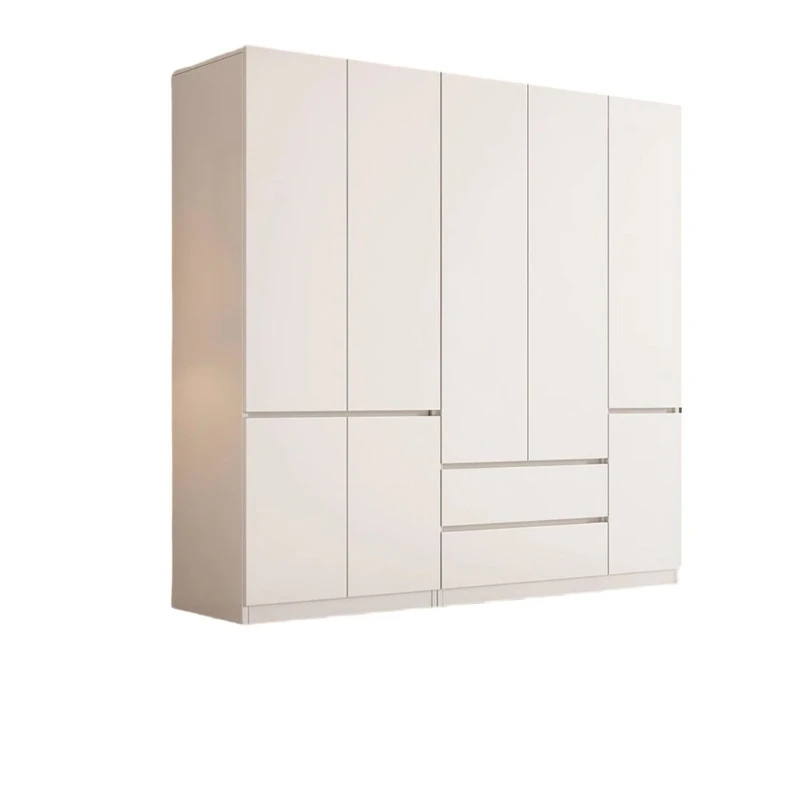 

L Solid wood clothing household bedroom solid wood door small apartment cabinet simple modern children easy assembly