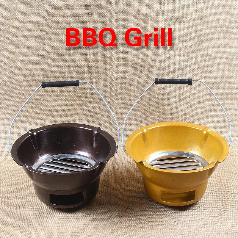 Japanese Style Charcoal Barbecue Grill Thickening Small Stove Home Outdoor Mini BBQ Mud Roast Meat Charbroiler Tool