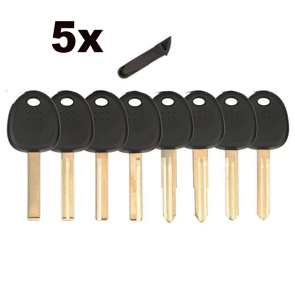 

Jingyuqin 5 шт./лот пустой автомобильный ключ-транспондер для Hyundai Accent Sonata NF Elantra Accent Coupe Getz H-1 Lavita TiburonTucson Verna