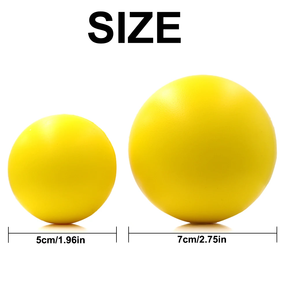 كرة تقوية القبضة لإعادة تأهيل اليد وتدريبات القوة، كرة تدليك إسفنجية مضادة للإجهاد للبالغين لاستعادة العضلات #2