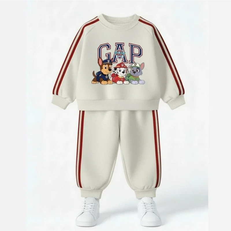Spring Fall Children's Long Sleeve Clothing Sets Boys Casual Tracksuits Kids O Neck Hoodies and Long Pant Two Piece Set Outfits