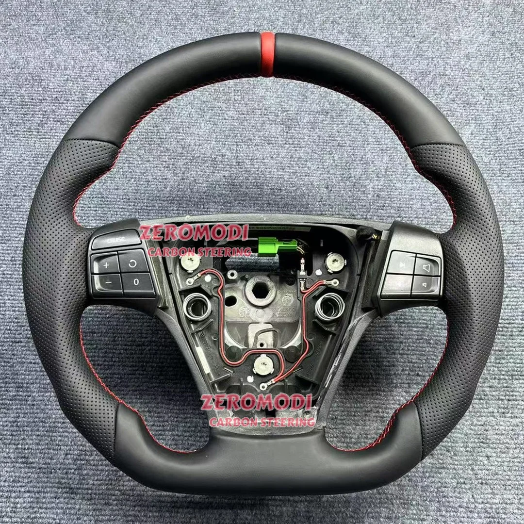 

Черный кожаный руль D Design 30756213 для Volvo S40 V50 C30 C70 2005-2013 гг.