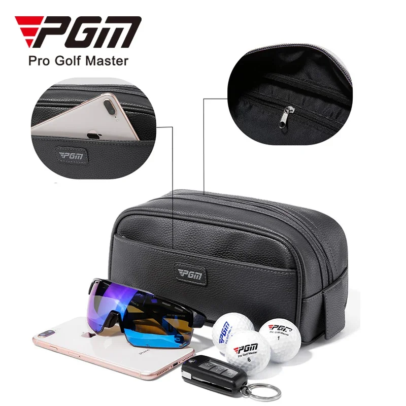 PGM SOB012 black large capacity men mini golf handbag