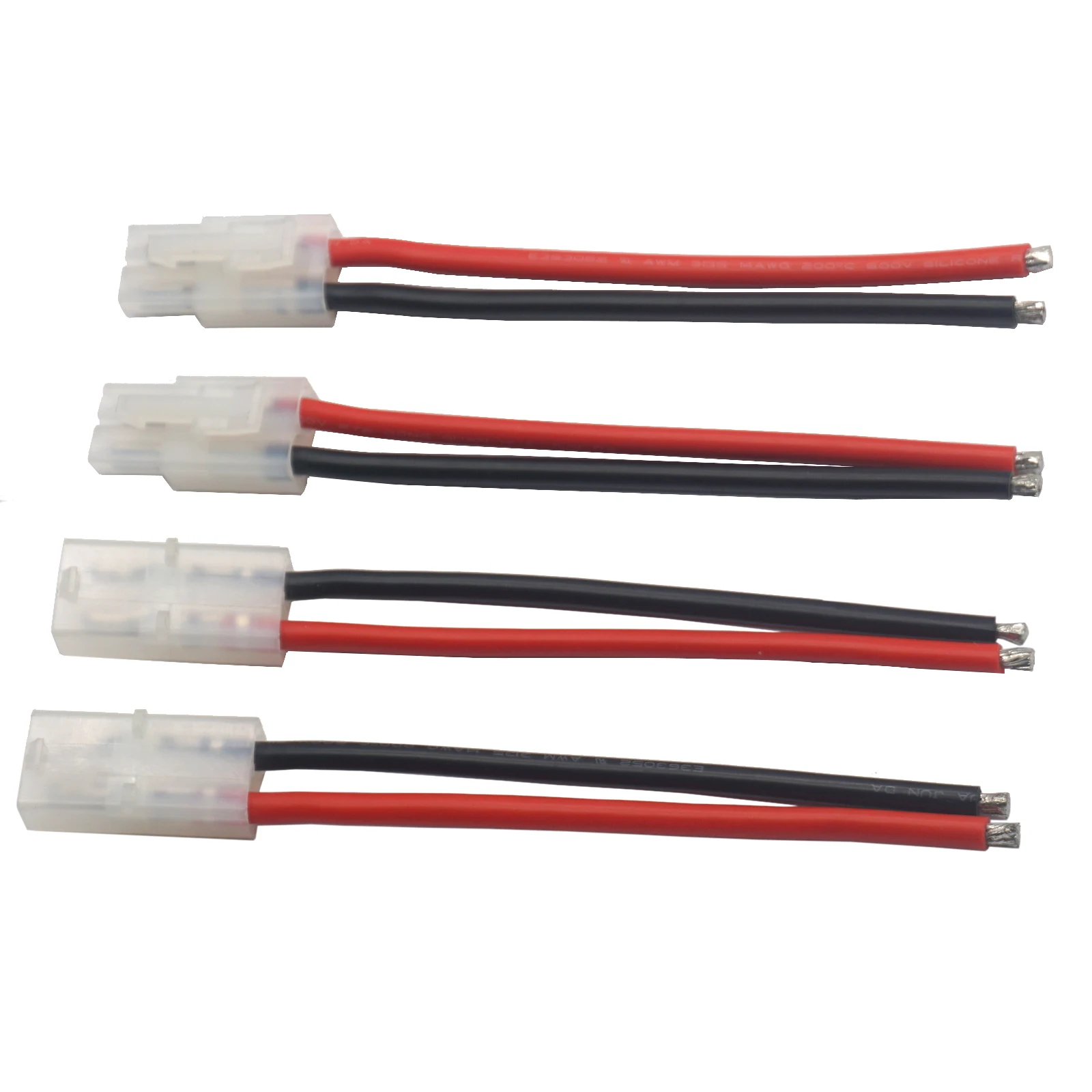 4 أزواج محول ل Tamiya نمط التوصيل ذكر موصل سالب ث/10 سنتيمتر 14AWG سلك السيليكون كابل ل RC سيارة يبو شاحن بطارية قارب