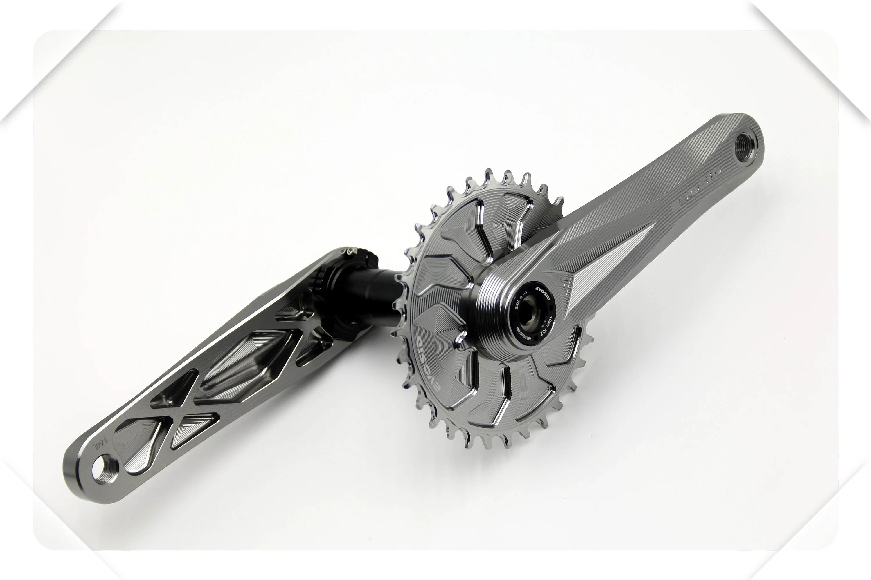 EVOSID Mountainbike Kurbelgarnitur Kettenblatt 32/34/36/38T MTB Fahrrad Kurbel 160mm 3 Nägel Direkt montieren DUB 29mm Für Enduro AM XC DH – Detail 15