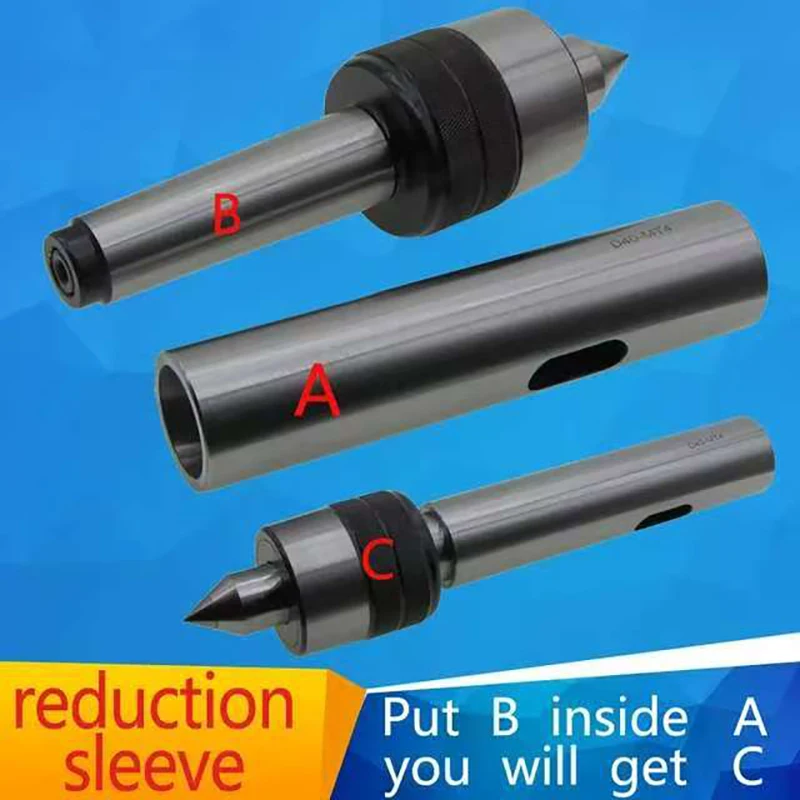 CNC Straight Shank Tapered Hole Reduction Sleeve Drill Reducing Adapter Arbor Tool Holder for Machining Center