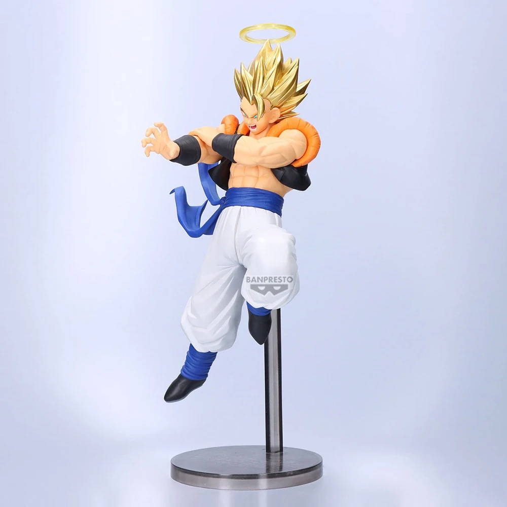 100% original bandai espíritos banpresto dragon ball z dokkan batalha gogeta ssj anime figura coleção série modelo brinquedos
