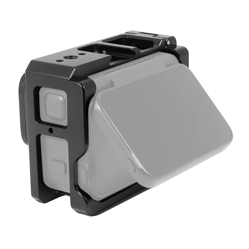 Protective Cage Frame for Insta360 Ace Pro 2 Battery Quick Release Cage 1/4 ARRI Cold Shoe Mount Mic Light Holder Tripod Bracket