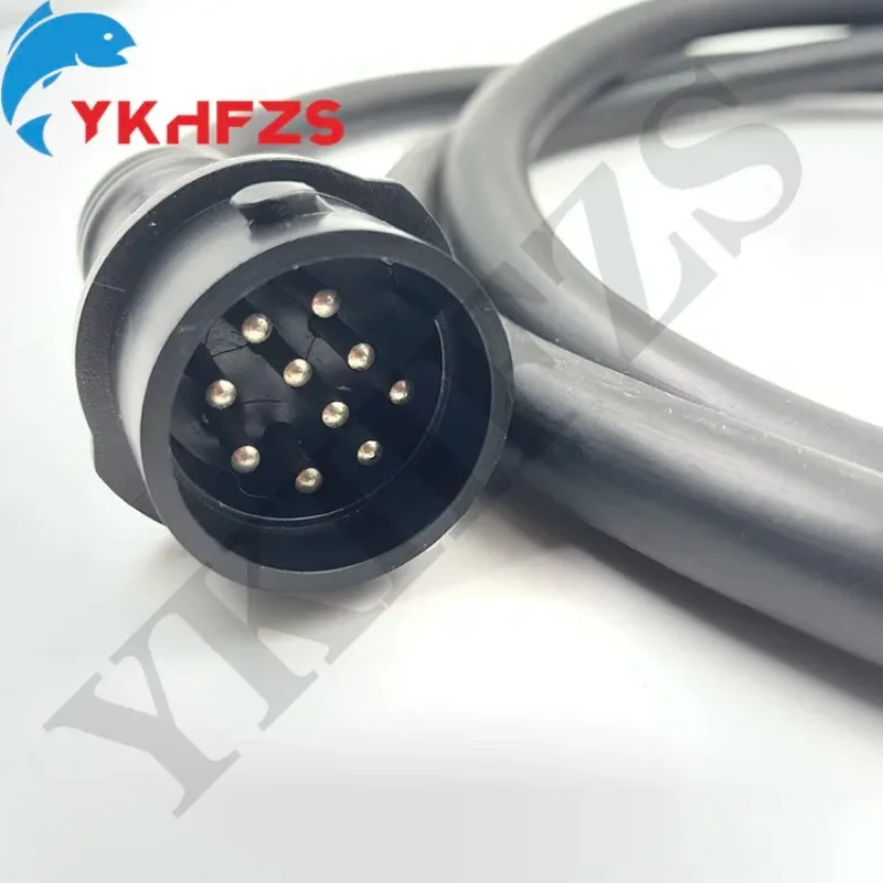 6.6Ft 688-8258A-10-00 688-8258A-10 10 Pin Main Wire Harness For Yamaha Board Engine 703 Remote Control Box Extension Use 2M
