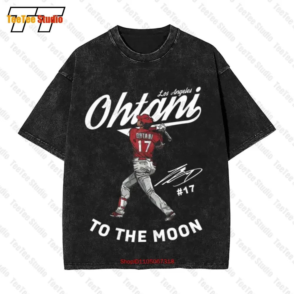Shohei Ohtani 17 Los Angeles Vintage Oversized T-Shirt JF8Q