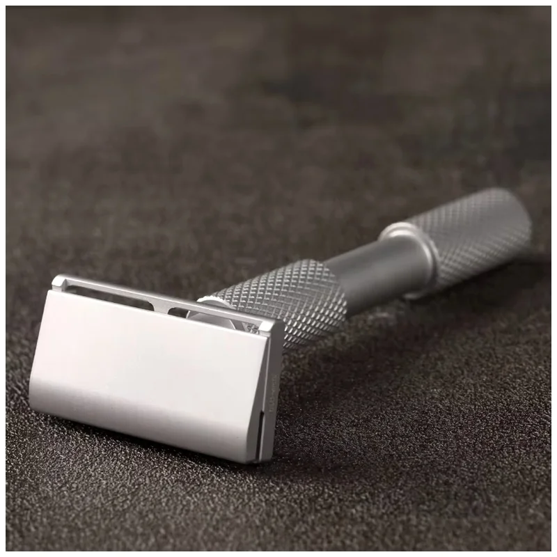 YAQI Traditional Shaving Razor with 3 Plates for Smooth And Comfortable Cut Aileron GEM Blade Safety Razor Wet Shave Tools