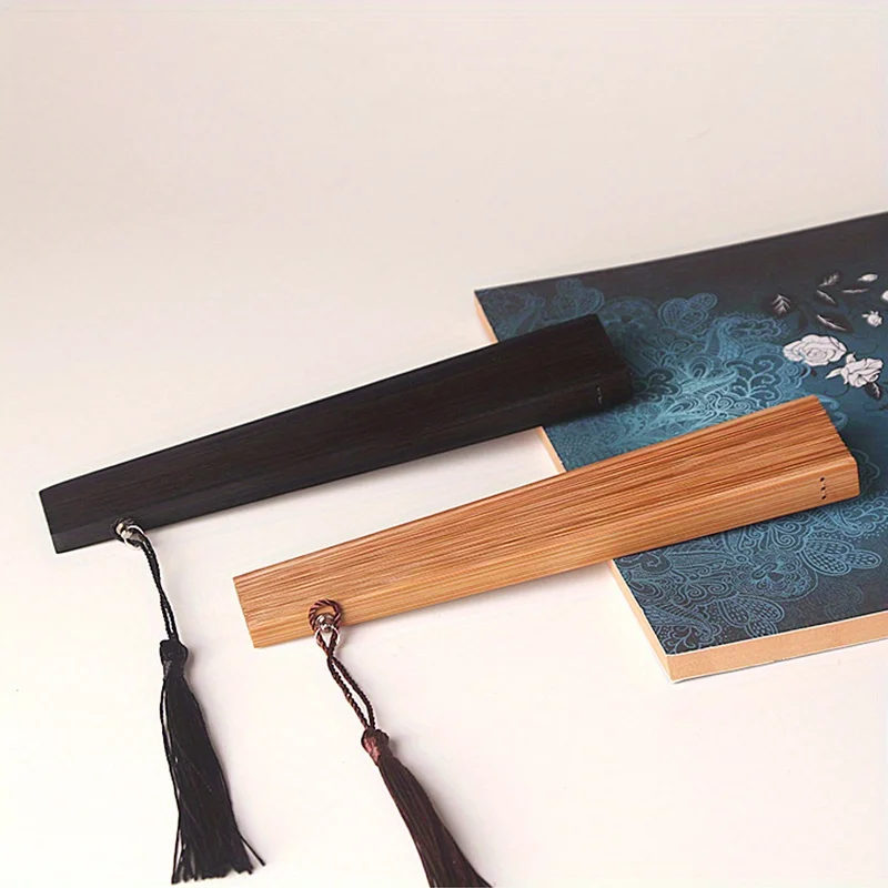 One personalized custom-made antique-style Chinese bamboo fan - fashionable accessory for ladies, gift for best friends, wedding