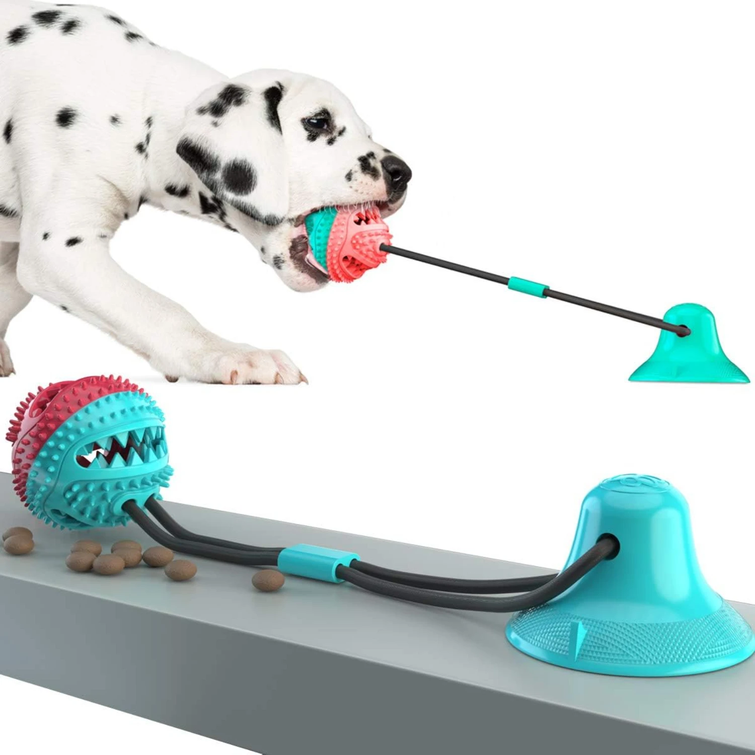 

Perfect Aggressive Chew Dog Rope Knot Toy for Interactive Mental Stimulation - Indestructible War Ball Toy for Boring Food Distr