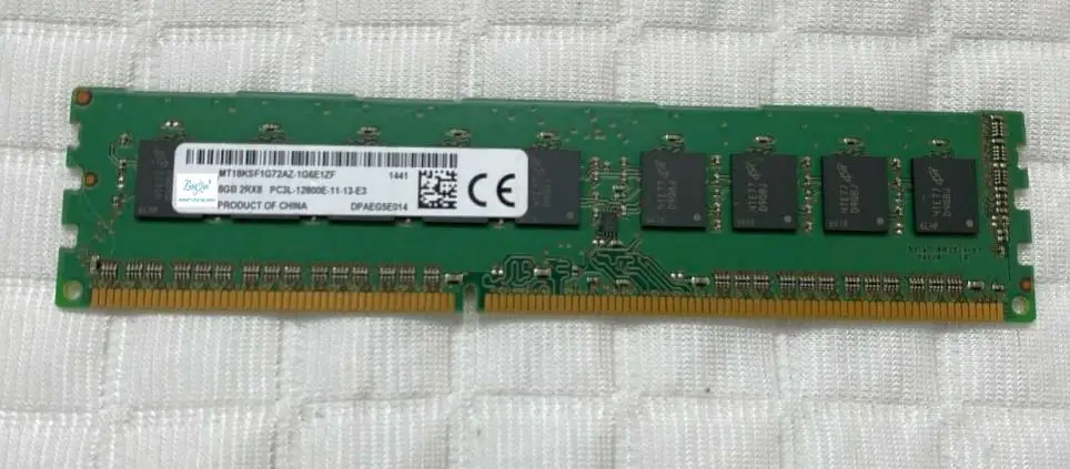 

Для 8G DDR3L 1600 Pure ECC MT18KSF1G72AZ-1G6E1Z