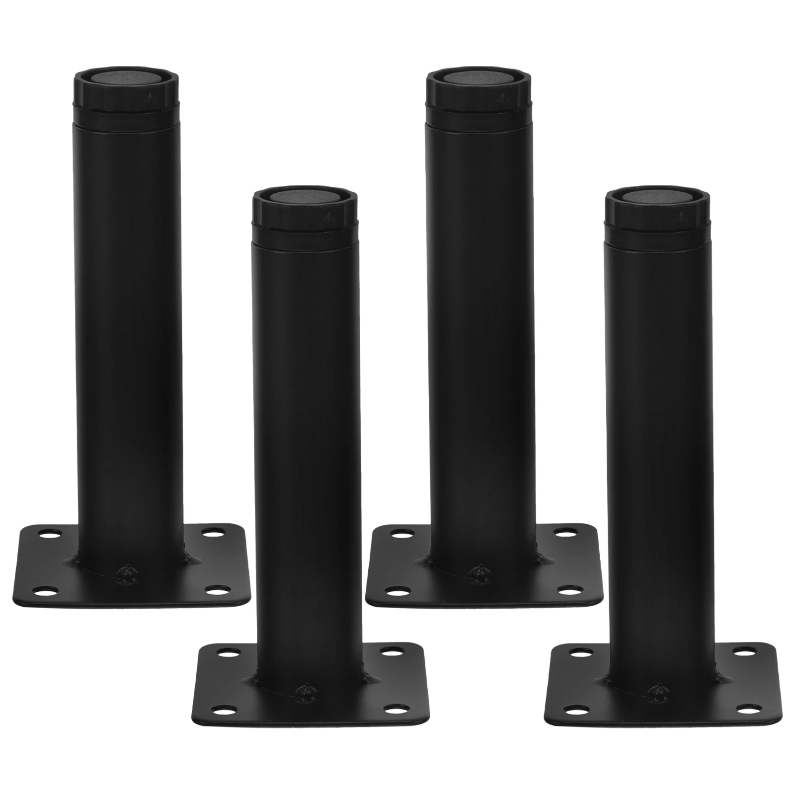 

4pcs Metal Furniture Legs Replacement Set Heavy Duty Adjustable Anti-Slip Dresser Sofa Cabinet Table Leg Supports For Home Use
