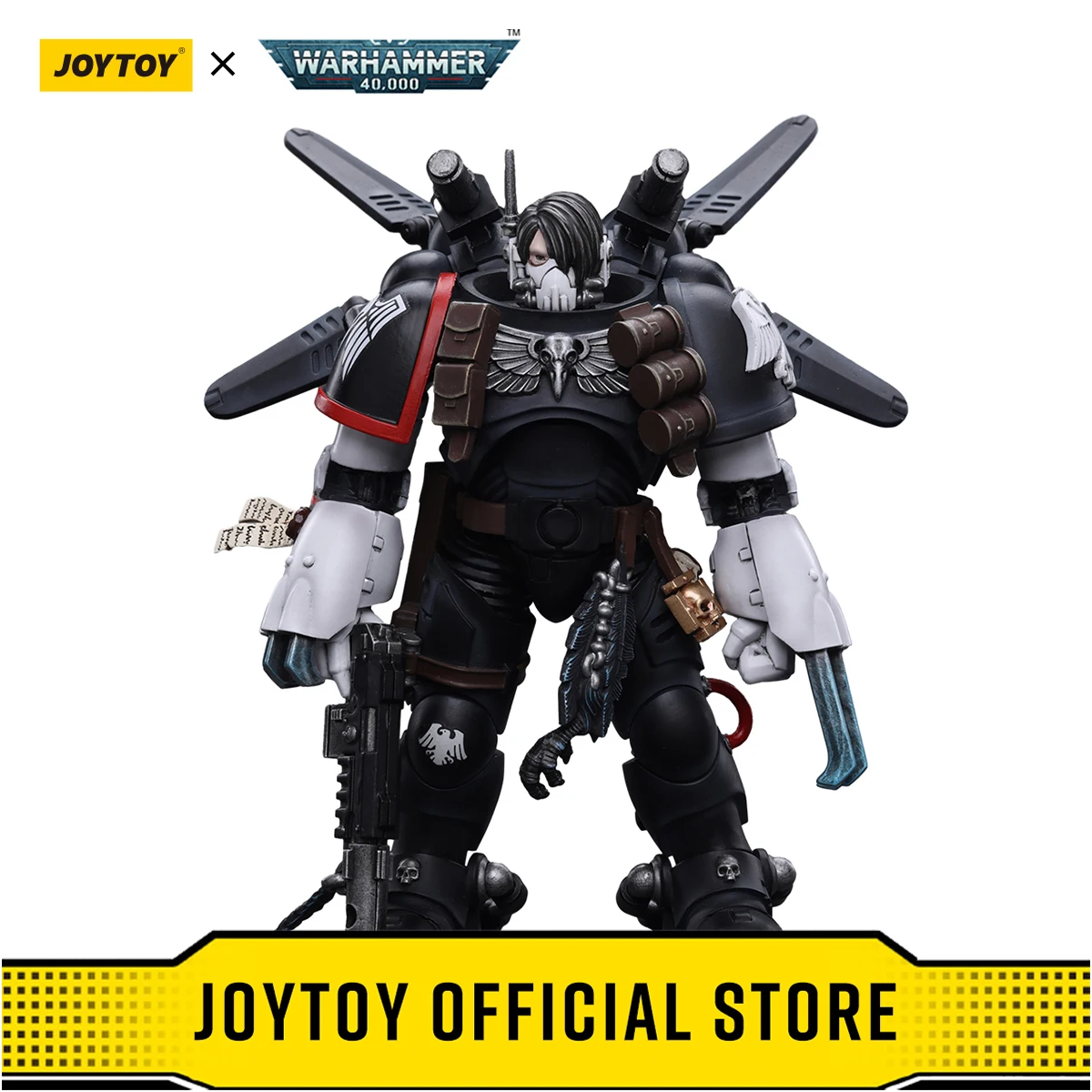 

Фигурки JOYTOY Warhammer 40k 1/18: Мастер-капитан Гвардии Равен, Кайван Шрайк