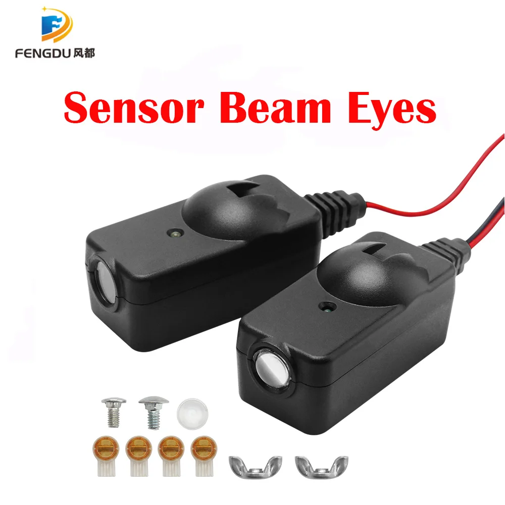 Garage Door Sensor 41A5034 Safety Sensor Kit Safety Automatic Infrared Beam Sensor Photocell for Gate Opener