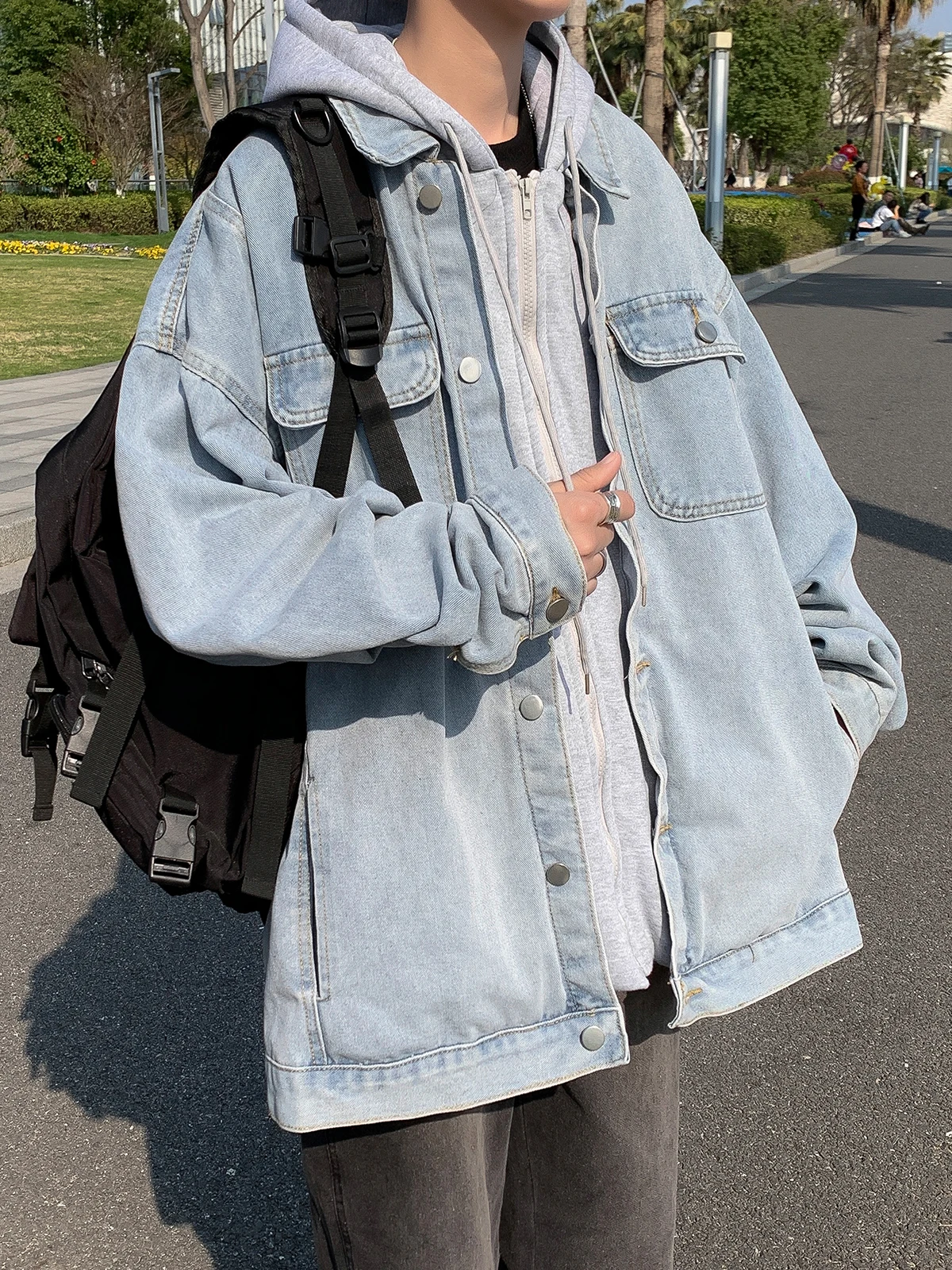 

Jacket Coat Sleeves Mens Corduroy Cropped Reflective Golf Fitness Spring Urban Streetwear Button Collar Soft Natural Legacy Cool