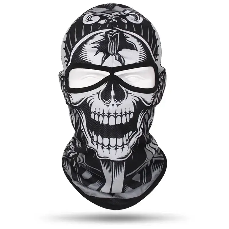 2 Holes Balaclava Skull Full Face Mask Unisex Head Cover Motorcycle Mask Cycling Headgear Hat MTB Bike Bicycle Helmet Liner Caps - Image 23