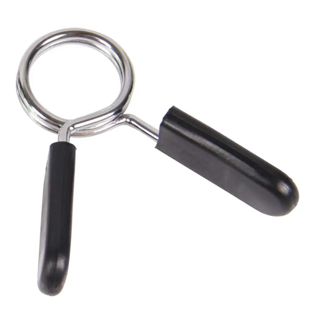 Weightlifting Barbell Spring Clip Chrome Plated Steel Quick Change Collar for Gym Dumbbell Bar 24mm 25mm 28mm