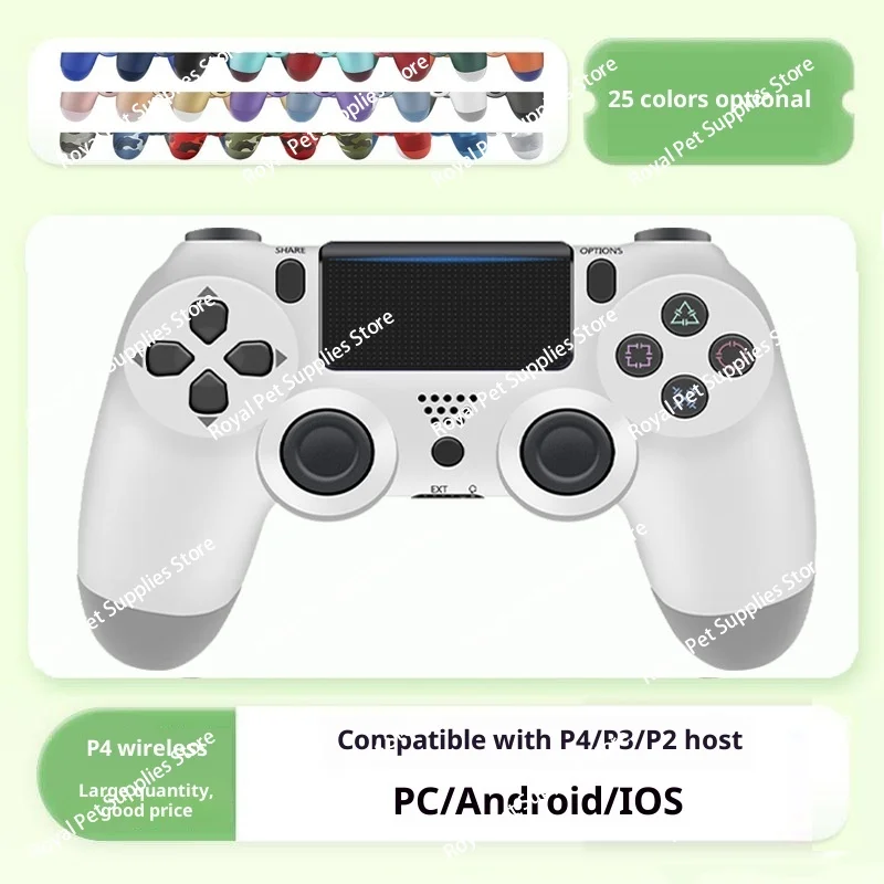 for  P4 gamepad US version double vibration wireless bluetooth P4 gamepad European version P4 wireless bluetooth gamepad