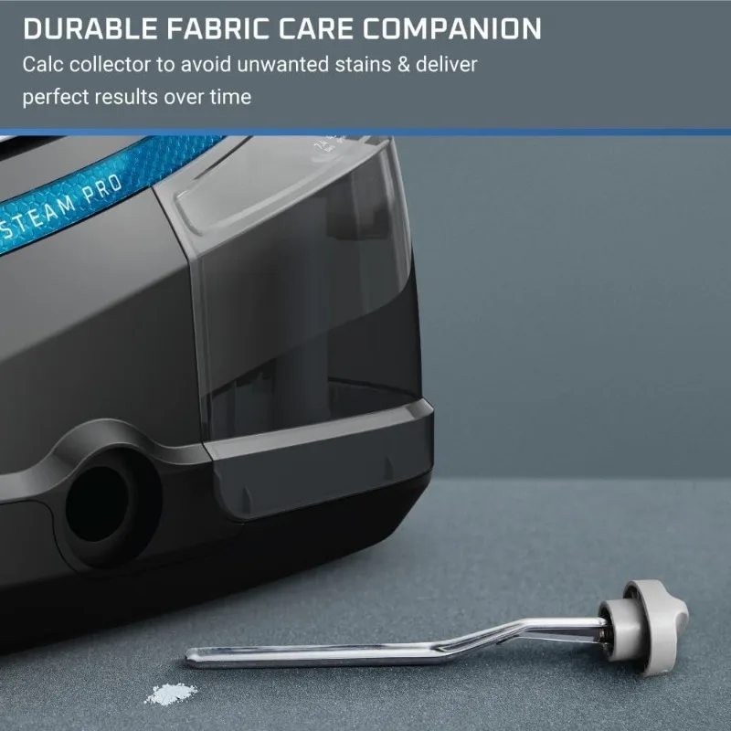 روينتا، آيرون، Ultimate Steam Pro محطة بخار احترافية من الفولاذ المقاوم للصدأ للملابس، 1800 واط، خزان 1.3 لتر قابل للإزالة