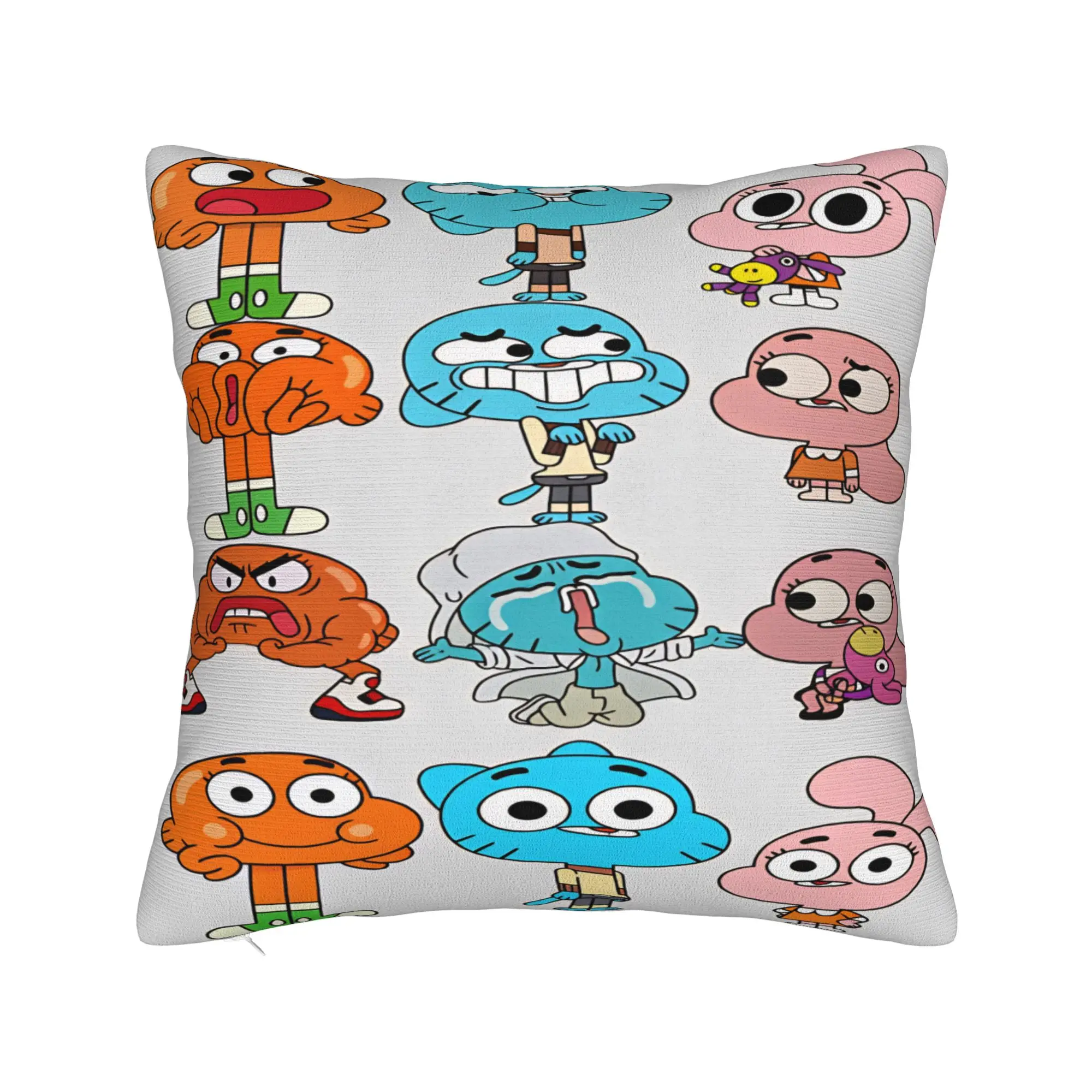 Gumball Gum Ball Watterson Amazing Cartoon  Pillow Case  Comfy Pillow Cover For Living Room Bed Chair Fashion Pillowcases