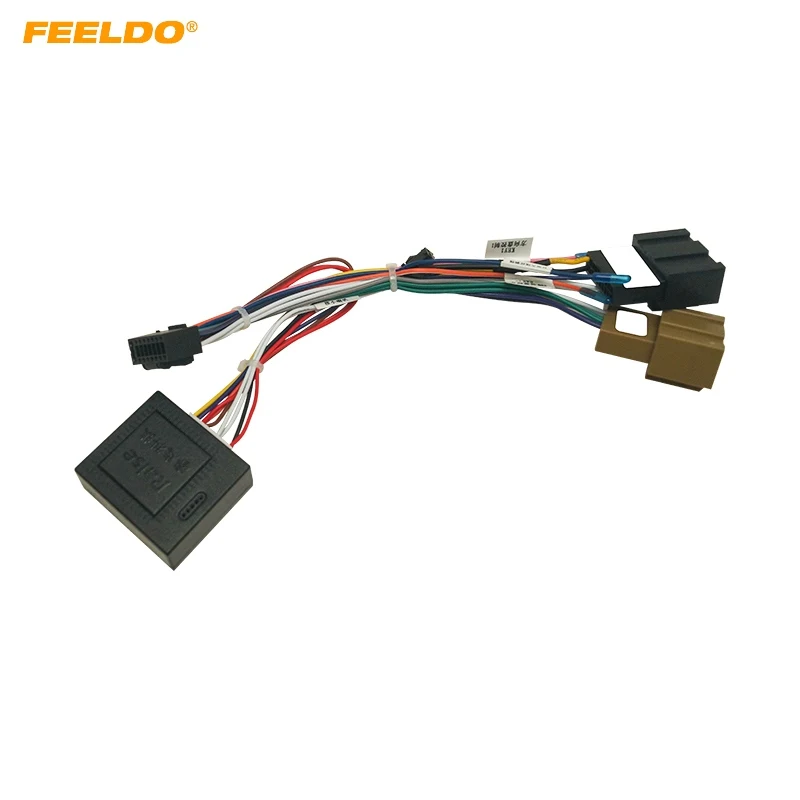 FEELDO Car 16pin Audio Wiring Harness For Chevrolet MALIBU XL 2016 Stereo Installation Wire Adapter