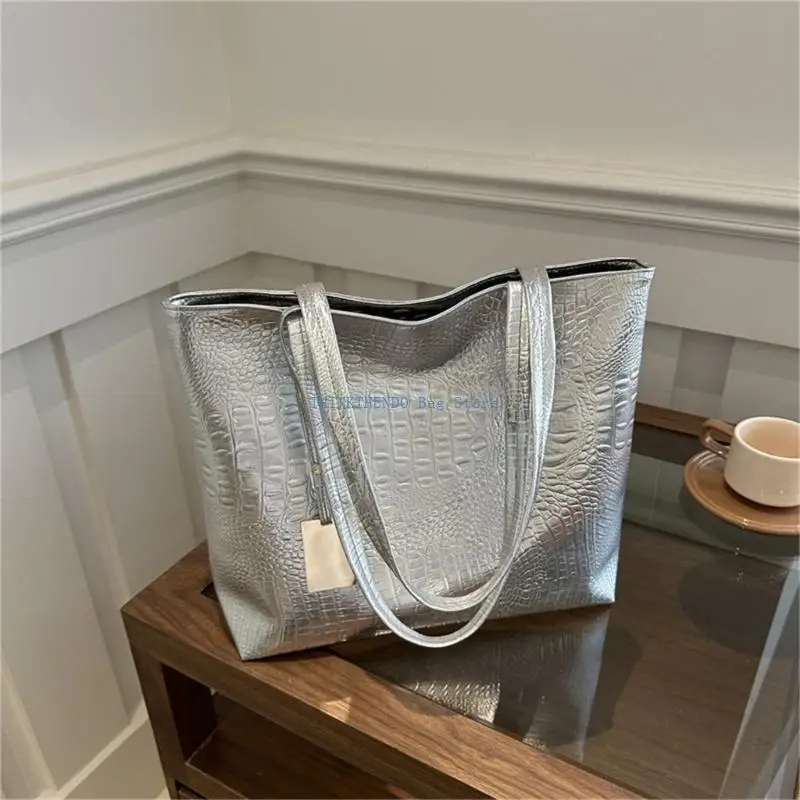 

340D PU Leather Handbags for Women Large Capacity Shoulder Bag Shopping Dating Bag