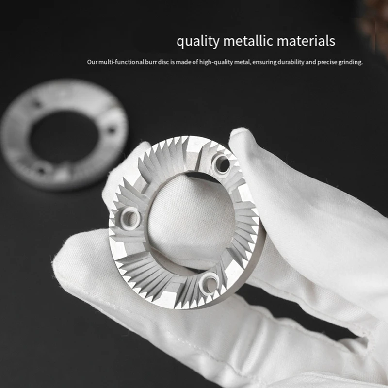 ABRW 40mm Coffee for Grinder Blade Set Upper & Lower Disc Replacement Parts for Coffee Bean for Grinder
