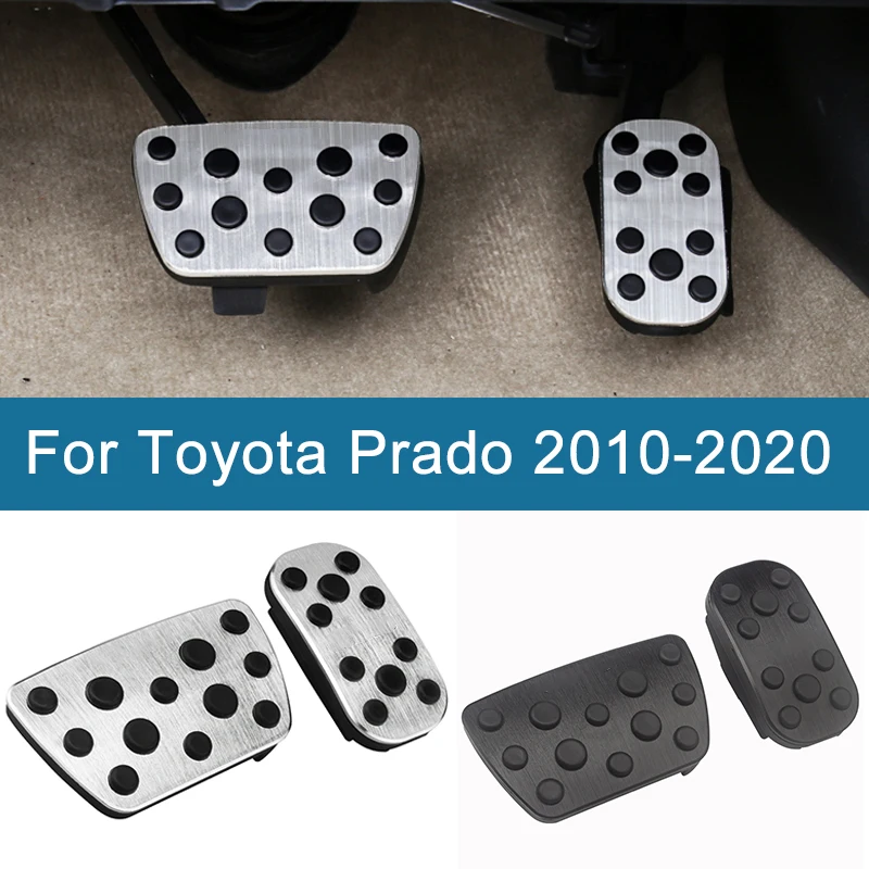 

Car Foot Fuel Accelerator Pedal Brake Pedal Cover Non Slip Pad For Toyota Land Cruiser Prado 150 2010-2018 2019 2020 Accessories