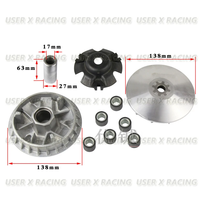 

USERX Universal Motorcycle Drive sprocket Belt drive plate Front pulley motorcycle accessories For CF 250T 3 5
