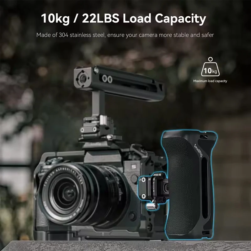 SmallRig 4017 المفاجئة على قفل سريع الناتو الجانب مقبض قابل للتعديل الشريحة 35 مللي متر الحذاء البارد جبل مقبض سبائك الألومنيوم لكاميرات DSLR
