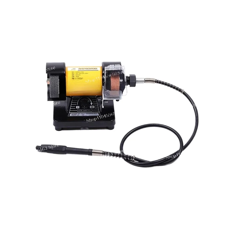 

Multi-function table grinder watch polishing machine table grinding speed adjusting grinder jade carving machine