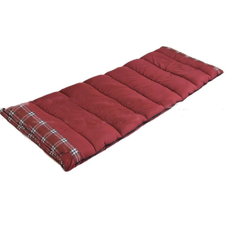 

Cotton Hollow Fiber Ripstop Envelope Sleeping Bag Adult Outdoor Ultralight Sleeping Bag