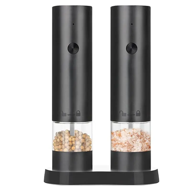 Gen Basic Electric Salt And Pepper Grinder Rechargeable Automatic Spice Crusher Kitchen Cooking Grinding Tool