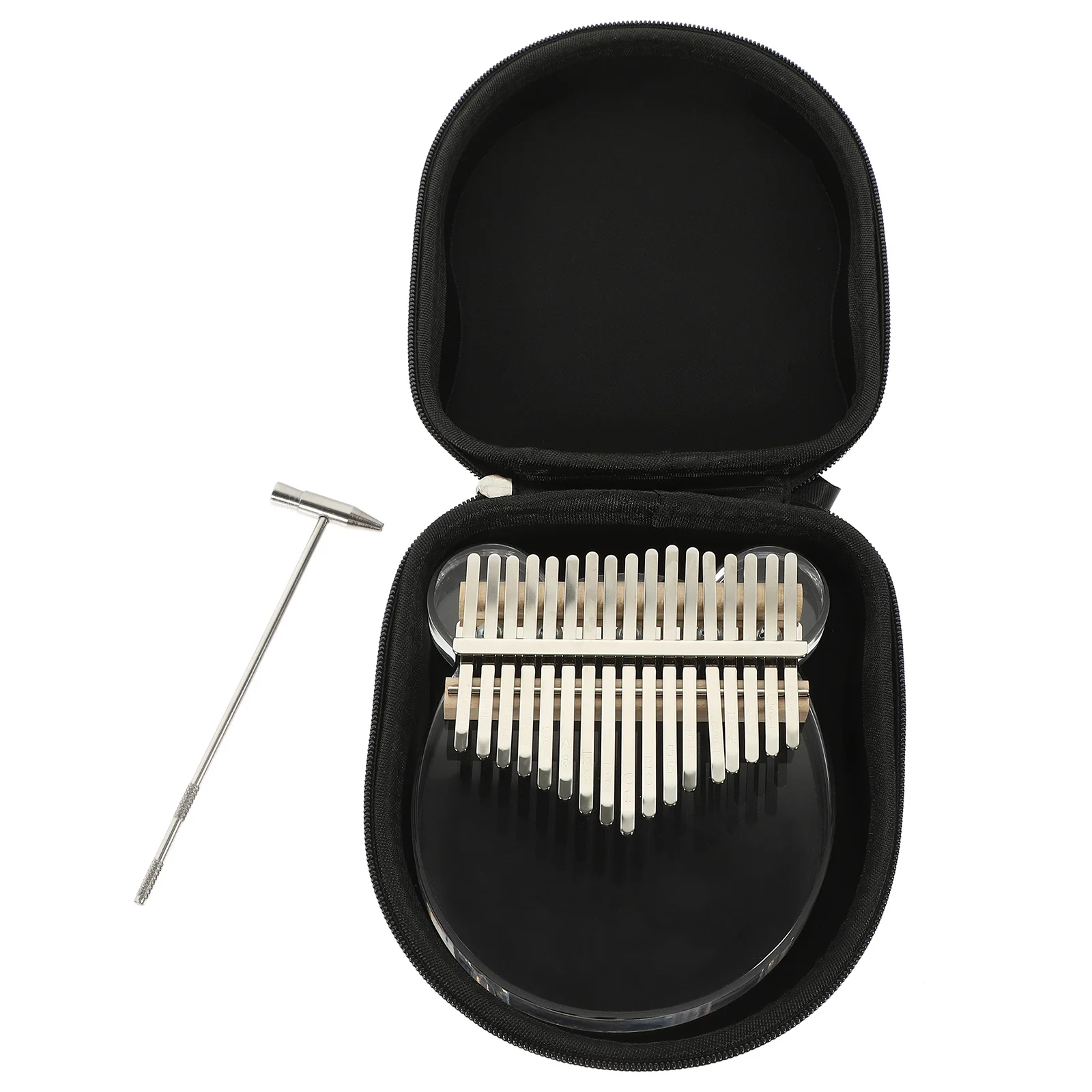 

Acrylic Thumb Piano 10-Key Mini Kalimba Finger Piano Musical Instrument for Learning