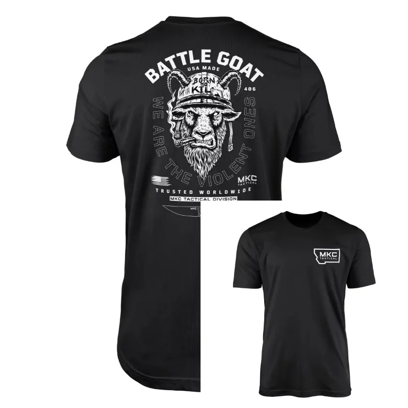 

2026 Men's Military Style Tactical Print T-shirt for Men Tough Style Loose Retro Pure Cotton Round-neck Short-sleeved Top Trendy