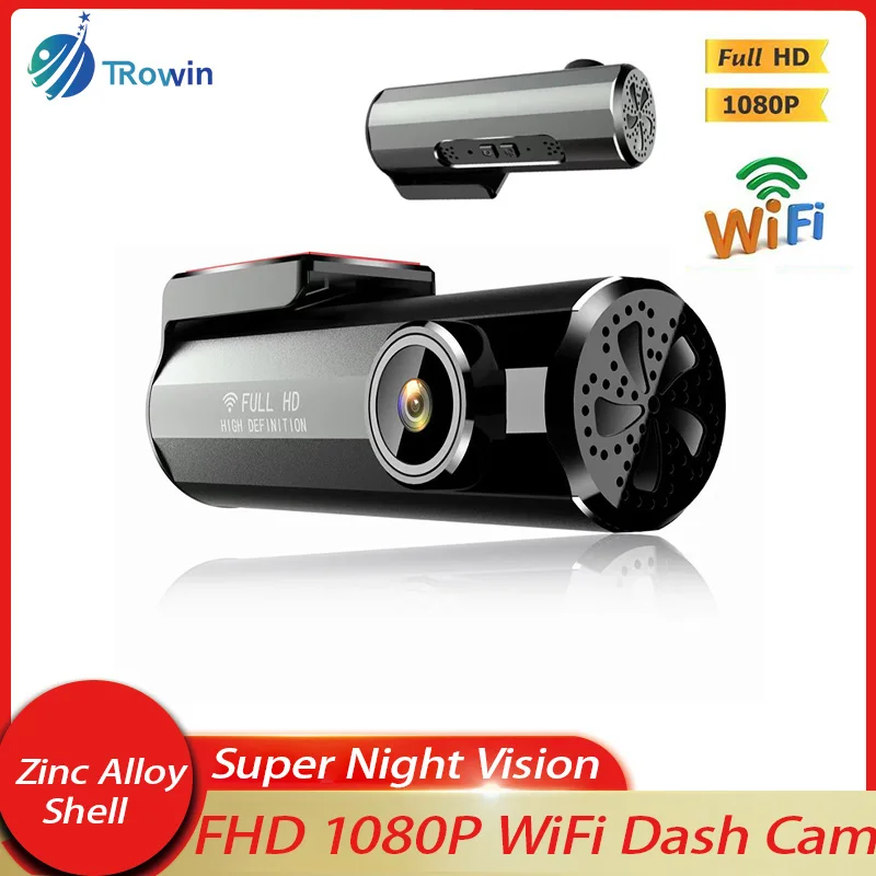 

New Alloy Zinc Hidden Dashcam Car Camera HD 1080P Night Vision Recording Auto DVR Loop Dash Recorder Vehicle Accessories