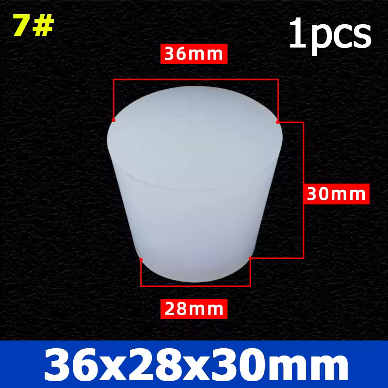 1-10pcs Food Grade Silicone Bottle Stopper Solid Rubber Plug Dia 8-110mm Hight 11-53mm For Wine Bottle Test Tube Glass Container - Image 41