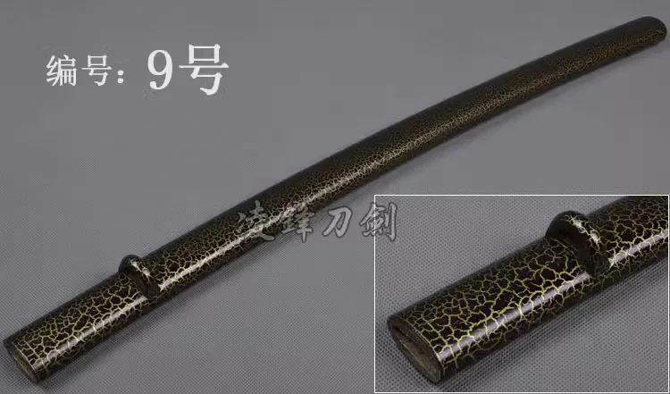 Imagem -06 - Samurai Japonês Katana Espada Acessórios Cores Diferentes Madeira Lacada Bainha Bainha de Madeira Alta Qualidade 76cm